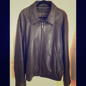 Lambskin Claiborne men’s xl dark brown jacket